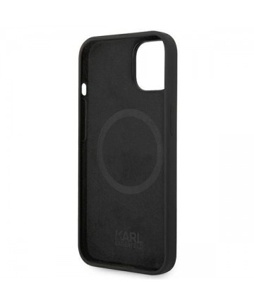 Karl Lagerfeld Silicone Karl's Head MagSafe case for iPhone 14 Plus - black