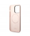 Karl Lagerfeld Silicone Ikonik MagSafe case for iPhone 14 Pro - pink