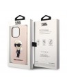 Karl Lagerfeld Silicone Ikonik MagSafe case for iPhone 14 Pro - pink