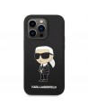 Karl Lagerfeld Silicone Ikonik MagSafe case for iPhone 14 Pro - black