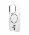 Karl Lagerfeld Iconic Karl&Choupette MagSafe case for iPhone 14 Pro - transparent