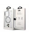 Karl Lagerfeld Iconic Karl&Choupette MagSafe case for iPhone 14 Pro - transparent