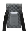 Karl Lagerfeld Case KLWBSAKHPCG Handbag - Silver Saffiano Monogram Choupette
