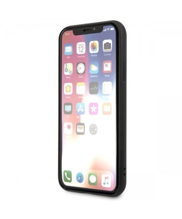 Karl Lagerfeld Saffiano Karl&Choupette Head case for iPhone X/XS - black
