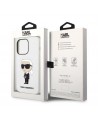 Karl Lagerfeld Silicone Ikonik case for iPhone 14 Pro Max - white
