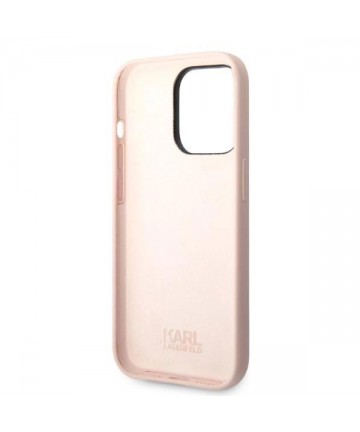 Karl Lagerfeld Silicone Choupette case for iPhone 14 Pro Max - pink