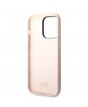 Karl Lagerfeld Silicone Choupette case for iPhone 14 Pro Max - pink