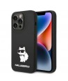 Karl Lagerfeld Silicone Choupette case for iPhone 14 Pro Max - black