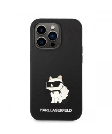 Karl Lagerfeld Silicone Choupette case for iPhone 14 Pro Max - black