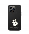 Karl Lagerfeld Silicone Choupette case for iPhone 14 Pro Max - black