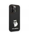 Karl Lagerfeld Silicone Choupette case for iPhone 14 Pro Max - black