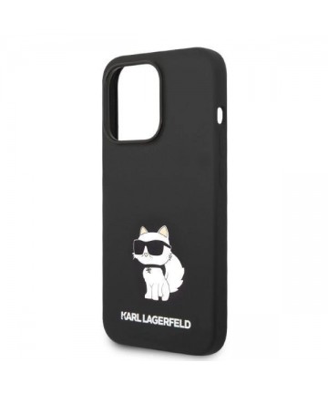 Karl Lagerfeld Silicone Choupette case for iPhone 14 Pro Max - black