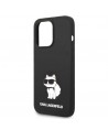 Karl Lagerfeld Silicone Choupette case for iPhone 14 Pro Max - black