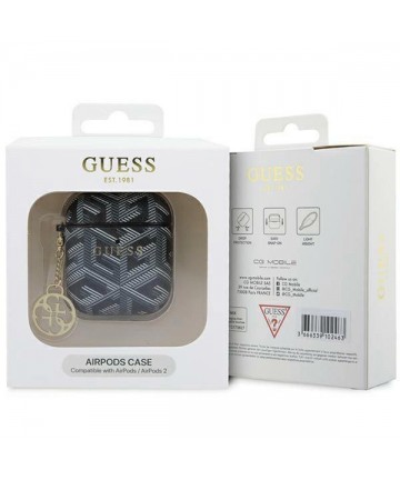 Guess GUA2PGCE4CK case for AirPods 1/2 - black GCube Charm