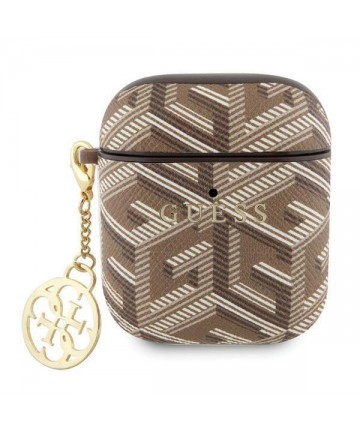 Guess GUA2PGCE4CW case for AirPods 1/2 - brown GCube Charm