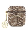 Guess GUA2PGCE4CW case for AirPods 1/2 - brown GCube Charm