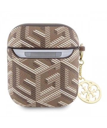 Guess GUA2PGCE4CW case for AirPods 1/2 - brown GCube Charm