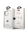 Karl Lagerfeld Silicone Choupette case for iPhone 14 Pro Max - white