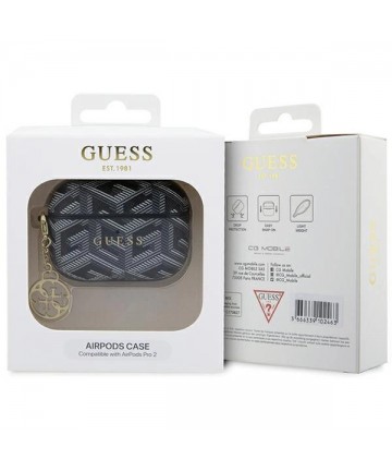 Guess GUAP2PGCE4CK case for AirPods Pro 2 cover - black GCube Charm
