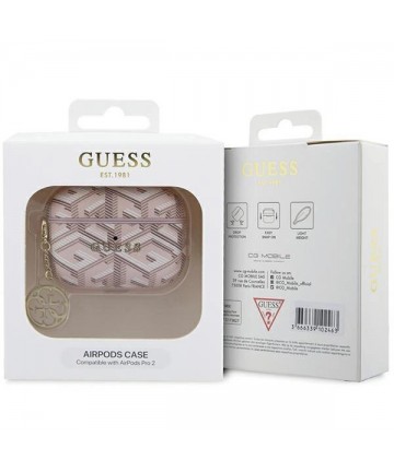 Guess GUAP2PGCE4CP case for AirPods Pro 2 cover - pink GCube Charm