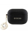 Guess GUAP2PGEHCDK case for AirPods Pro 2 cover - black Fixed Glitter Heart Diamond Charm
