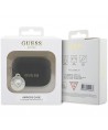 Guess GUAP2PGEHCDK case for AirPods Pro 2 cover - black Fixed Glitter Heart Diamond Charm