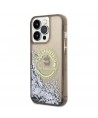 Karl Lagerfeld Liquid Glitter RSG case for iPhone 14 Pro Max - black