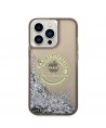 Karl Lagerfeld Liquid Glitter RSG case for iPhone 14 Pro Max - black
