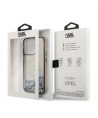 Karl Lagerfeld Liquid Glitter RSG case for iPhone 14 Pro Max - black