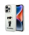 Karl Lagerfeld Ikonik Karl case for iPhone 14 Pro Max - transparent