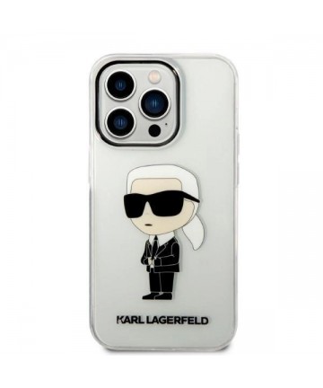 Karl Lagerfeld Ikonik Karl case for iPhone 14 Pro Max - transparent