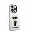 Karl Lagerfeld Ikonik Karl case for iPhone 14 Pro Max - transparent