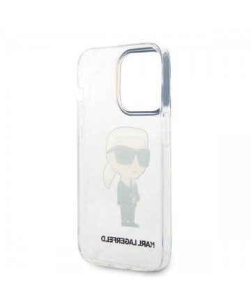 Karl Lagerfeld Ikonik Karl case for iPhone 14 Pro Max - transparent