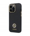 Guess GUHCP13LM4DGPK case for iPhone 13 Pro / 13 - black Silicone Logo Strass 4G