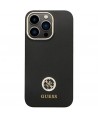 Guess GUHCP13LM4DGPK case for iPhone 13 Pro / 13 - black Silicone Logo Strass 4G