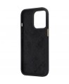 Guess GUHCP13LM4DGPK case for iPhone 13 Pro / 13 - black Silicone Logo Strass 4G
