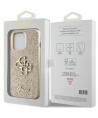 Guess GUHCP13XHG4SGD case for iPhone 13 Pro Max 6.7" - gold Glitter Script Big 4G