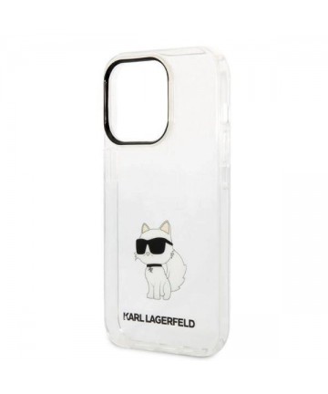Karl Lagerfeld KLHCP14XHNCHTCT iPhone 14 Pro Max 6.7" transparent hardcase Ikonik Choupette