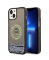 Karl Lagerfeld Liquid Glitter RSG case for iPhone 14 - black