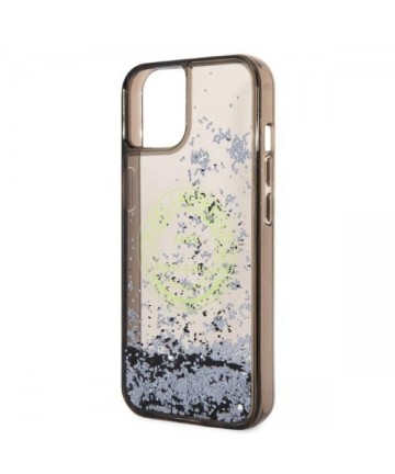 Karl Lagerfeld Liquid Glitter RSG case for iPhone 14 - black