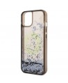Karl Lagerfeld Liquid Glitter RSG case for iPhone 14 - black