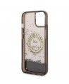 Karl Lagerfeld Liquid Glitter RSG case for iPhone 14 - black