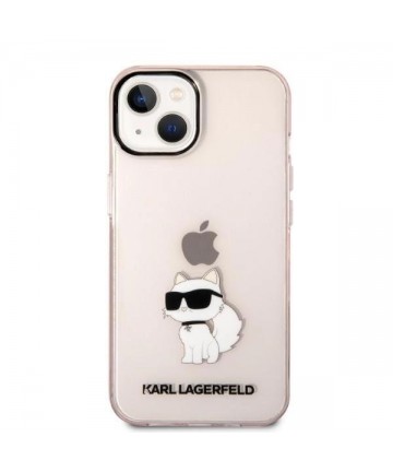Karl Lagerfeld Ikonik Choupette case for iPhone 14 - pink