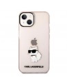 Karl Lagerfeld Ikonik Choupette case for iPhone 14 - pink