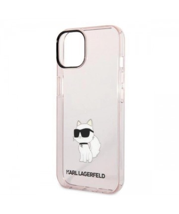 Karl Lagerfeld Ikonik Choupette case for iPhone 14 - pink