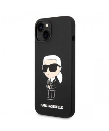 Karl Lagerfeld Silicone Ikonik case for iPhone 14 Plus - black
