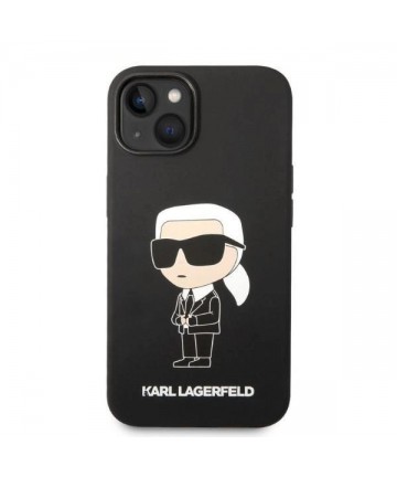 Karl Lagerfeld Silicone Ikonik case for iPhone 14 Plus - black