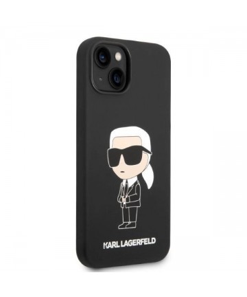 Karl Lagerfeld Silicone Ikonik case for iPhone 14 Plus - black