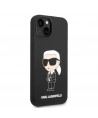 Karl Lagerfeld Silicone Ikonik case for iPhone 14 Plus - black