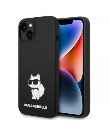 Karl Lagerfeld Silicone Choupette case for iPhone 14 Plus - black